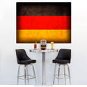 German National Flag Distressed Wall Decal