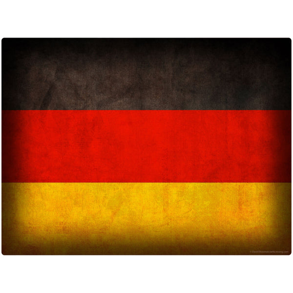 German National Flag Distressed Wall Decal