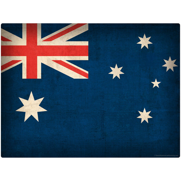 Australian National Flag Distressed Wall Decal
