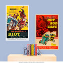 Dragstrip Riot Movie Ad Wall Decal