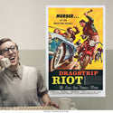 Dragstrip Riot Movie Ad Wall Decal