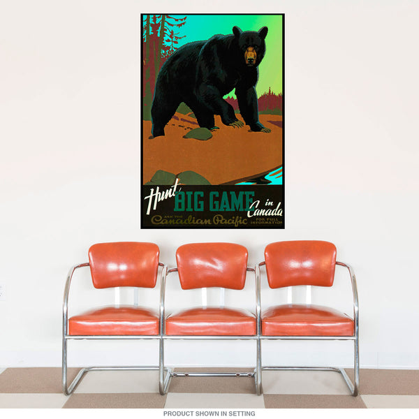 Canada Grizzly Bear Big Game Wall Decal
