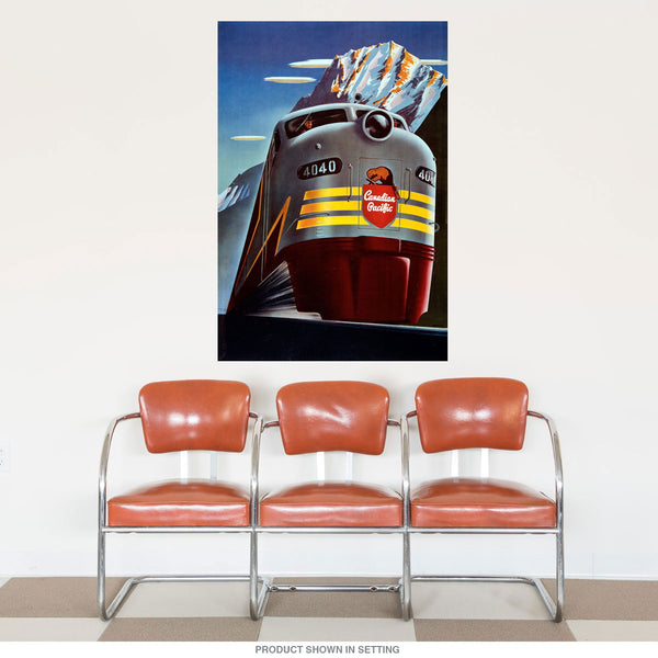 Canadian Pacific Railroad Train Wall Decal
