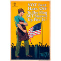 Sleeves Up for the Flag WWII Wall Decal