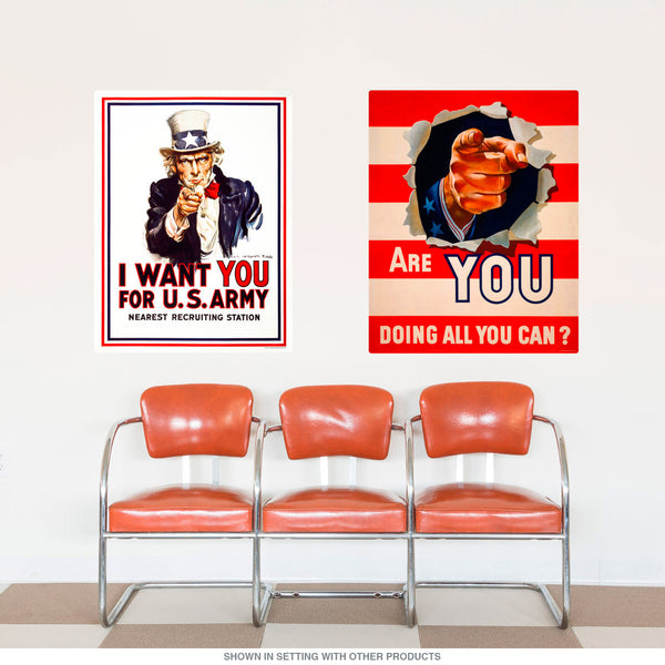 Are You Doing All You Can WWII Wall Decal