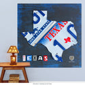 Texas State License Plate Style Wall Decal