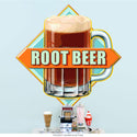 Root Beer Mug Diamond Wall Decal