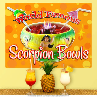 Famous Scorpion Bowls Wall Decal