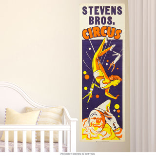 Stevens Bros Circus Trapeze Wall Decal
