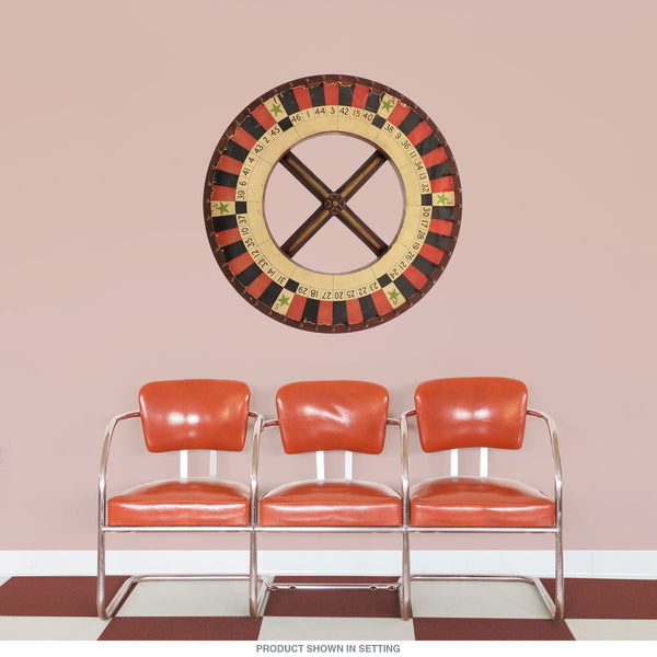 Roulette Wheel Carnival Game Wall Decal