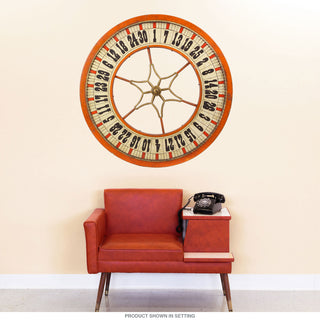 Number Wheel Carnival Game Wall Decal