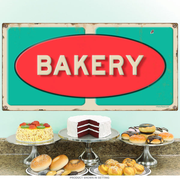 Bakery Grocery Store Wall Decal Distressed
