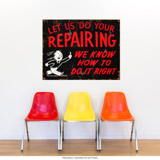 Laundry Repairing Do It Right Wall Decal