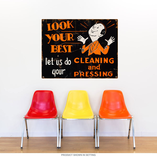 Laundry Cleaning And Pressing Wall Decal