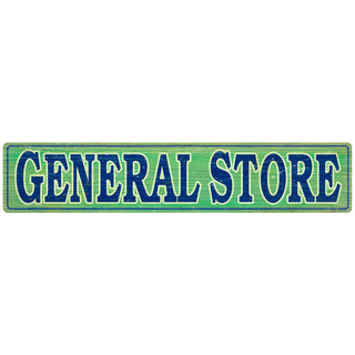 General Store Signboard Rustic Wall Decal