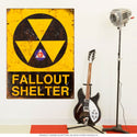 Fallout Shelter Civil Defense Wall Decal