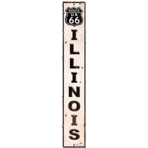 Route 66 Illinois Roadside Wall Decal