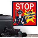 Stop Cop Video Surveillance Wall Decal
