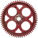 Fine Tooth Gear Wall Decal Rusted Red