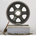 Fine Tooth Gear Wall Decal Rusted Black