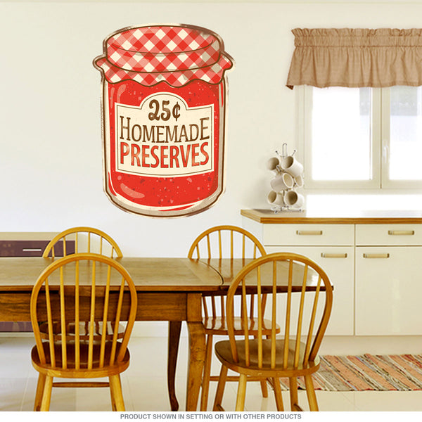Homemade Preserves Jar Wall Decal