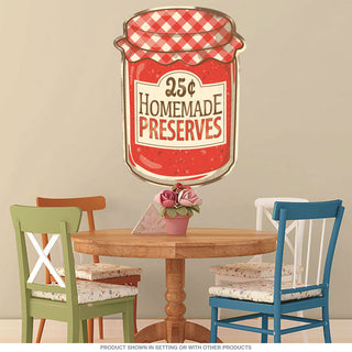 Homemade Preserves Jar Wall Decal