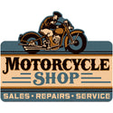 Motorcycle Shop Sales Service Wall Decal