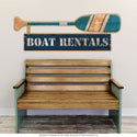 Boat Rentals Oar Nautical Wall Decal
