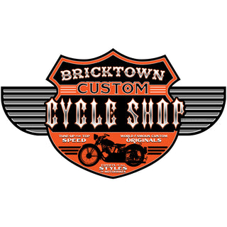 Bricktown Motorcycle Shop Wall Decal