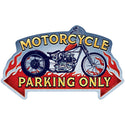 Motorcycle Parking Only Wall Decal
