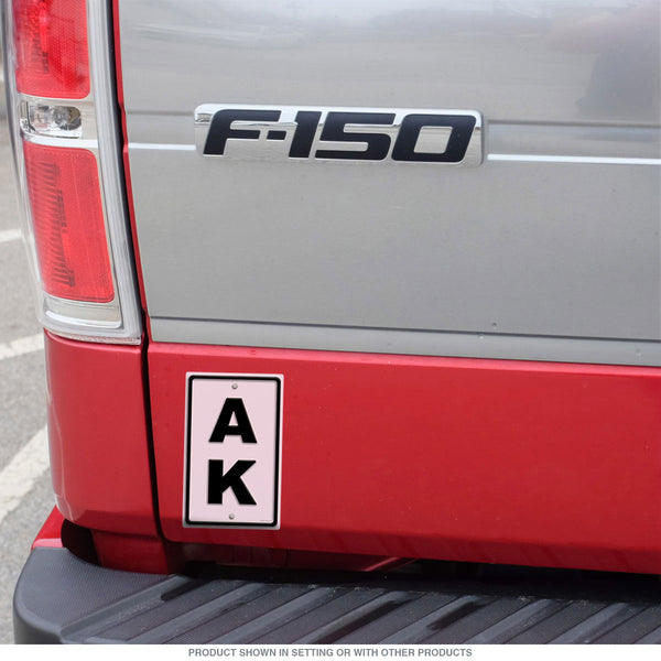 Alaska AK State Abbreviation Vinyl Sticker