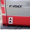 Alaska AK State Abbreviation Vinyl Sticker