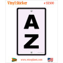 Arizona AZ State Abbreviation Vinyl Sticker