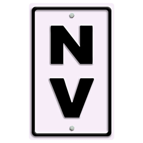Nevada NV State Abbreviation Vinyl Sticker