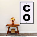 Colorado CO State Abbreviation Wall Decal
