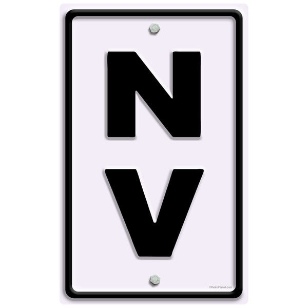 Nevada NV State Abbreviation Wall Decal
