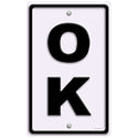 Oklahoma OK State Abbreviation Wall Decal