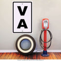 Virginia VA State Abbreviation Wall Decal