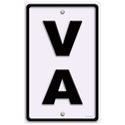 Virginia VA State Abbreviation Wall Decal