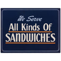 All Kinds Of Sandwiches Deli Wall Decal