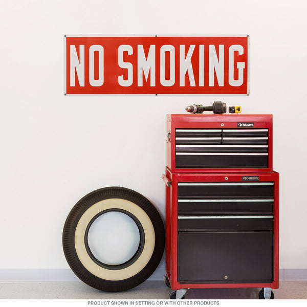 No Smoking Commercial Message Wall Decal