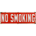 No Smoking Message Distressed Wall Decal
