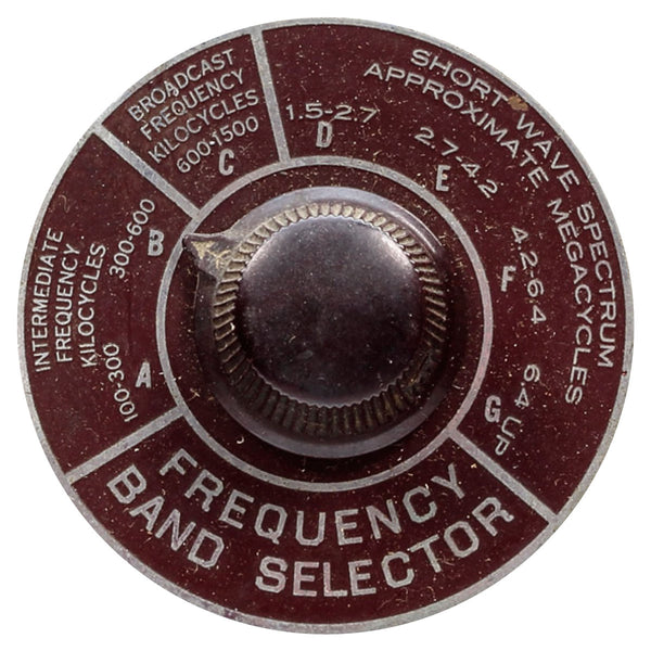 Frequency Band Dial Machine Vinyl Sticker