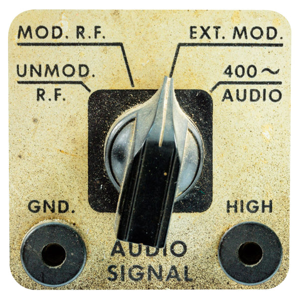 Audio Signal Switch Machine Vinyl Sticker