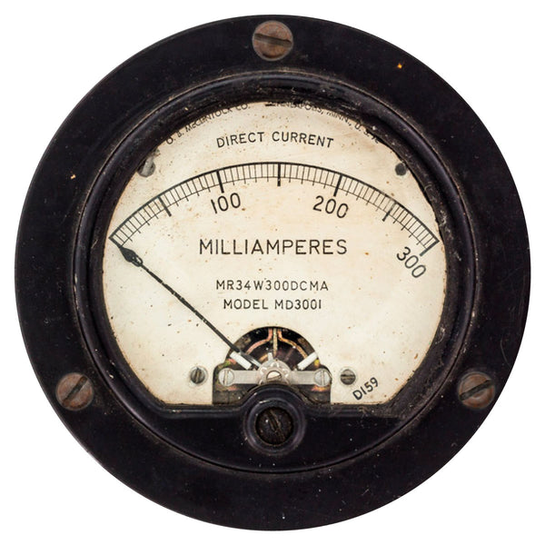 Milliamperes Gauge Machine Vinyl Sticker