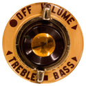 Treble Bass Audio Switch Vinyl Sticker