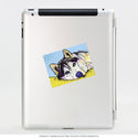Siberian Husky Dog Dean Russo Pop Art Vinyl Sticker