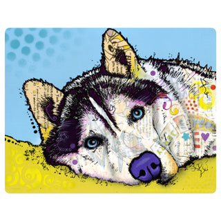 Siberian Husky Dog Dean Russo Pop Art Vinyl Sticker