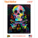 Skull And Guns Dean Russo Pop Art Vinyl Sticker