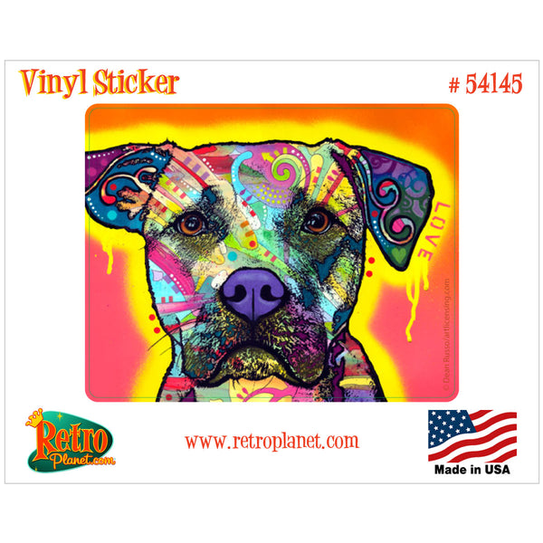 Pit Bull Drip Love Dean Russo Dog Vinyl Sticker